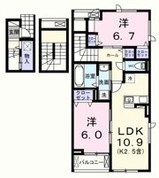 エール アンの間取り画像