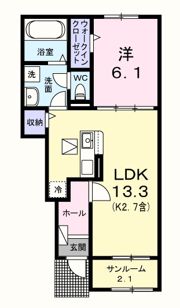 エール ドゥの間取り画像