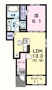 エール ドゥの間取り画像