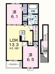 エール ドゥの間取り画像