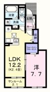 リバーテラスKの間取り画像