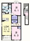 リバーテラスKの間取り画像