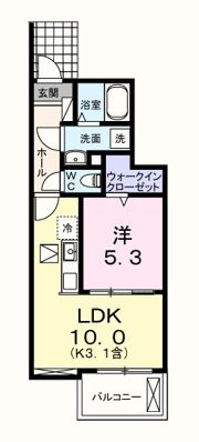 シャンモワノの間取り画像