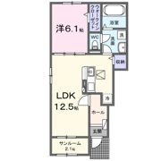 ラパン ソワールⅠの間取り画像