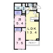 アンソレイユの間取り画像