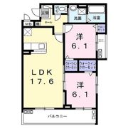 フルール アムールの間取り画像