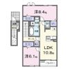 グランシエラⅡの間取り画像