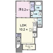 レゾナンスの間取り画像