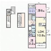 ラポールⅢの間取り画像
