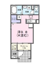 ベル クローバーの間取り画像
