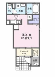 ベル クローバーの間取り画像