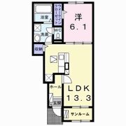 フリーデンハイムの間取り画像