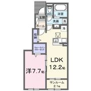 バンブ― オンの間取り画像