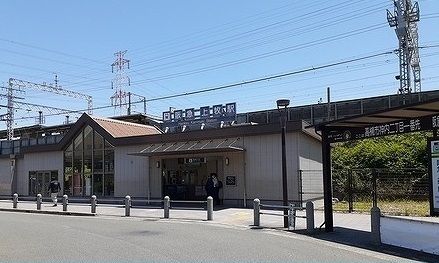 近くの阪急京都線　上牧駅まで750m（徒歩10分）