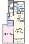 サンパレス木田Bの間取り画像