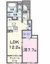 サンパレス木田Bの間取り画像