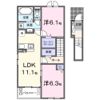 ヒカルサ水戸赤塚 Ⅱの間取り画像