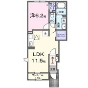コンフォーティア トクミツの間取り画像