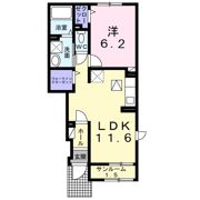 アルペン長峰 Bの間取り画像