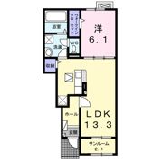 フォレスターナ ココBの間取り画像