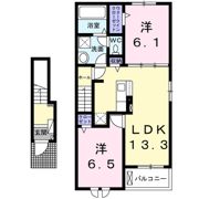 フォレスターナ ココBの間取り画像
