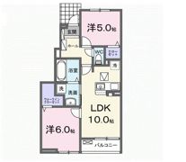 ハイツ大和の間取り画像