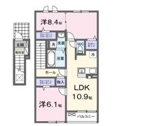 ハイツ大和の間取り画像