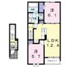 フリージアBの間取り画像