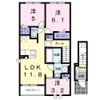 ポンテ アルト 池上 Bの間取り画像