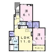 カームリーの間取り画像