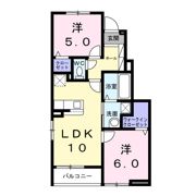 南江口3丁目アパートの間取り画像
