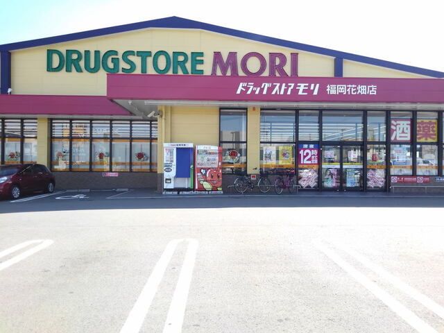 近くのドラッグストアモリ福岡花畑店まで1,000m（徒歩13分）