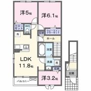 スヴェニール ラ・テールⅡの間取り画像