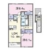 ヴィラ カレントBの間取り画像