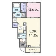シャルマン ワンの間取り画像