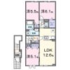 ティエラⅡの間取り画像
