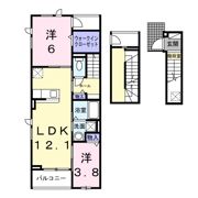 ココ ラ フェリーチェAの間取り画像