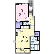 プランタン安曇野Ⅰの間取り画像