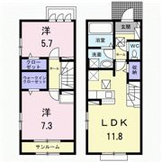 下滝野4丁目戸建ての間取り画像