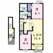 ルミナーレⅡの間取り画像