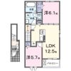 メゾンド瀬高 Bの間取り画像