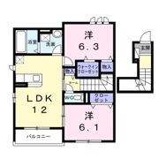 メゾンボヌールⅢの間取り画像
