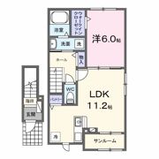 ベル セゾンの間取り画像