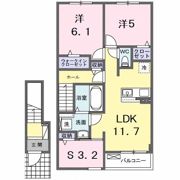 ルーク Ⅱの間取り画像