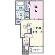 アンソレイユの間取り画像