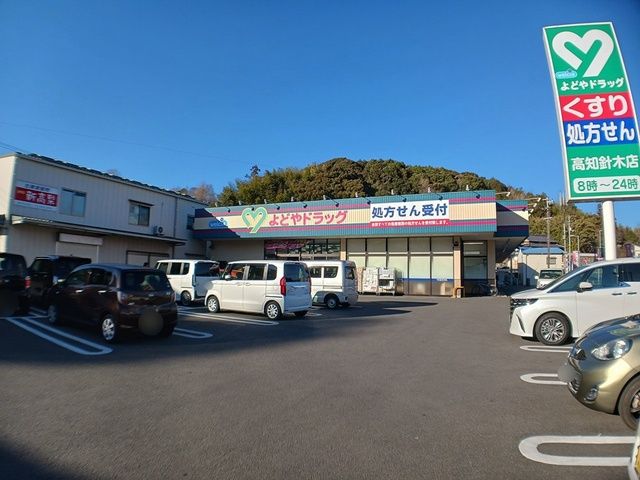 近くのよどやドラッグ高知針木店まで601m(徒歩8分)