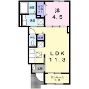 カーサ ポポラリタの間取り画像