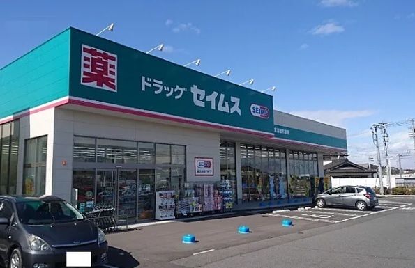 近くのドラッグセイムス東海加木屋店まで500m（徒歩7分）