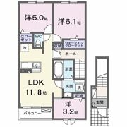 ミハルビの間取り画像