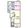 フレシール川東の間取り画像